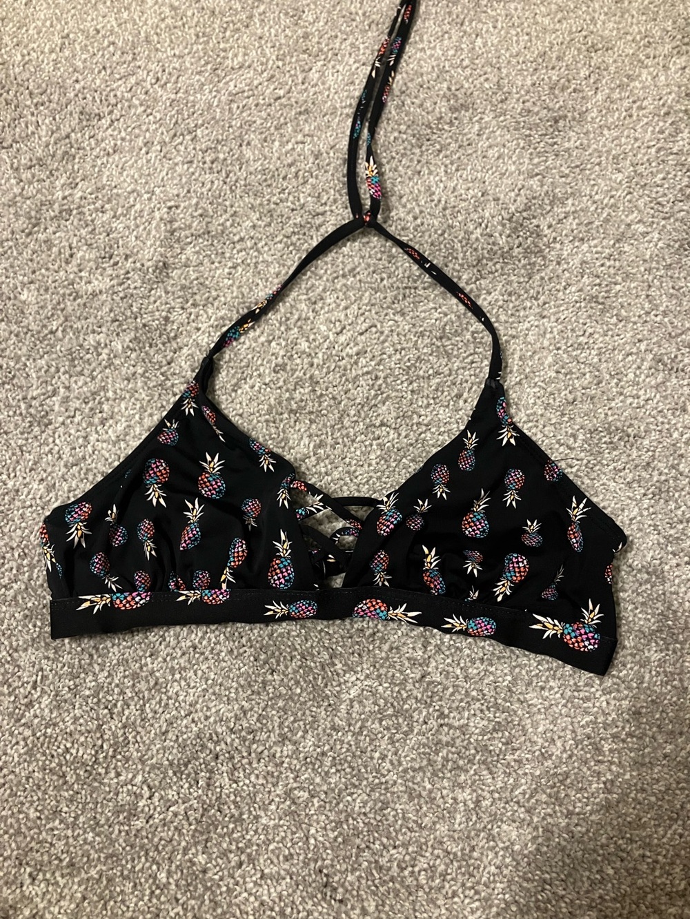 Pineapple Bikini Top Small Petite Ardene no padding